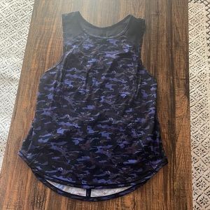Lululemon running camo tank